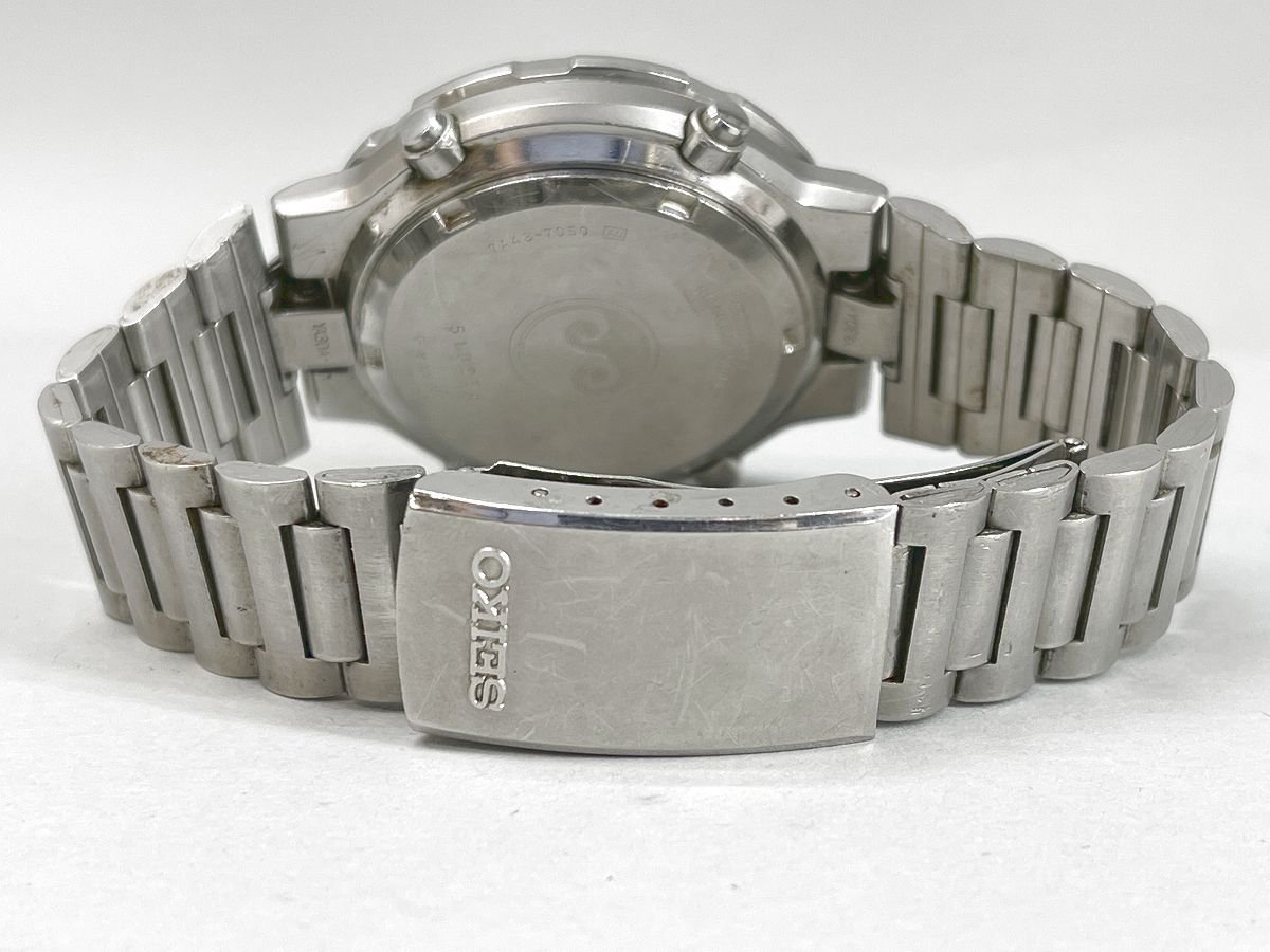 セイコー フィッシングマスター SEIKO - 7A48-7050 SS⁄QZ ホワイト文字 