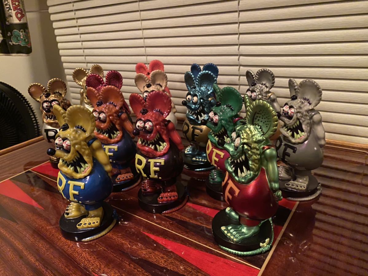 ラットフィンク ボビングヘッド 14体セット ratfink Ed Roth mooneyes