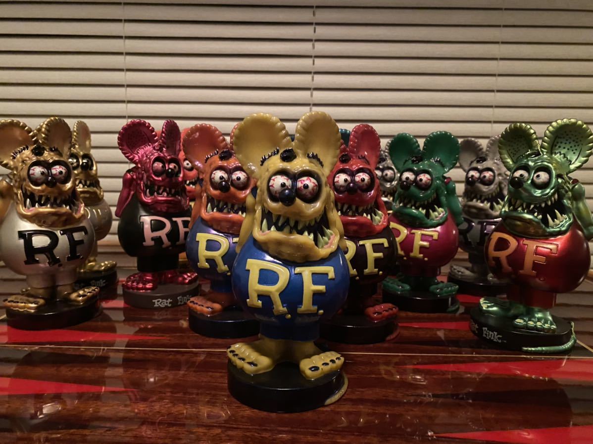 ラットフィンク ボビングヘッド 14体セット ratfink Ed Roth mooneyes