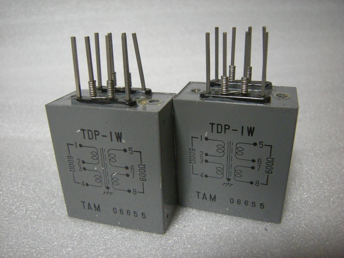 Yahoo!オークション タムラトランス　ＴDP-1W　　同一ロットペア - タムラ製作所（TAMURA）製オーディオトランスTD