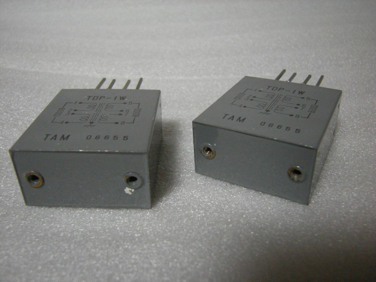 Yahoo!オークション タムラトランス　ＴDP-1W　　同一ロットペア - タムラ製作所（TAMURA）製オーディオトランスTD