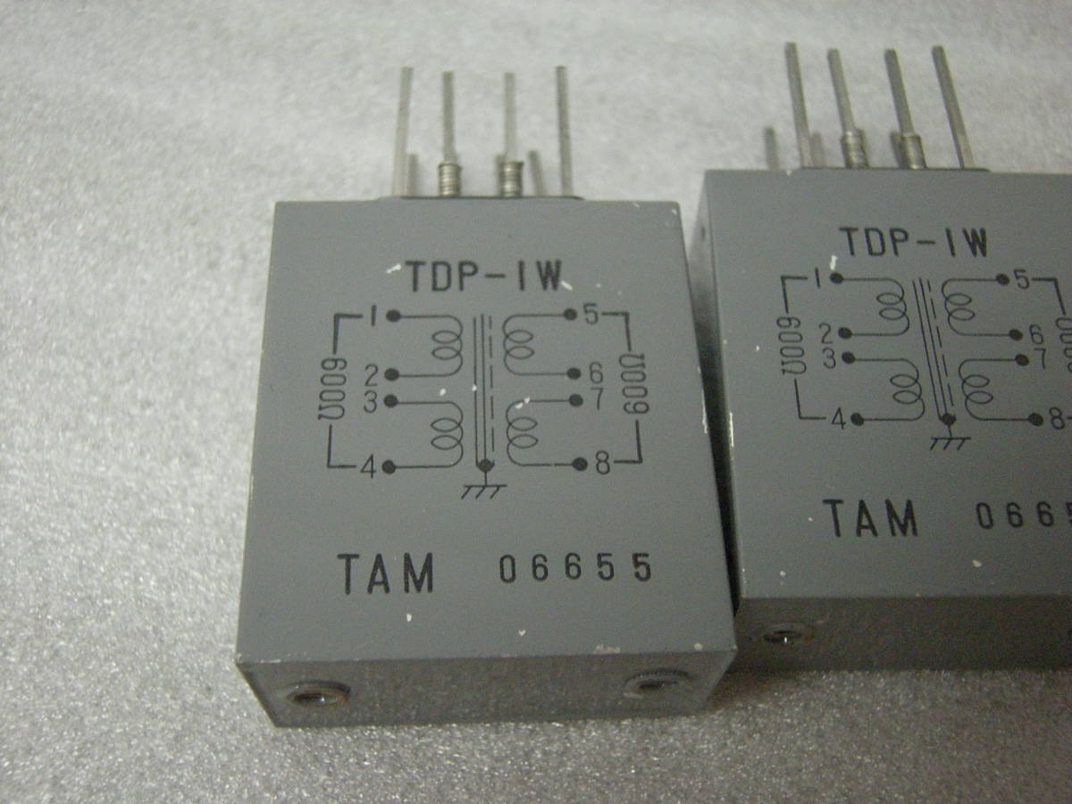 Yahoo!オークション タムラトランス　ＴDP-1W　　同一ロットペア - タムラ製作所（TAMURA）製オーディオトランスTD