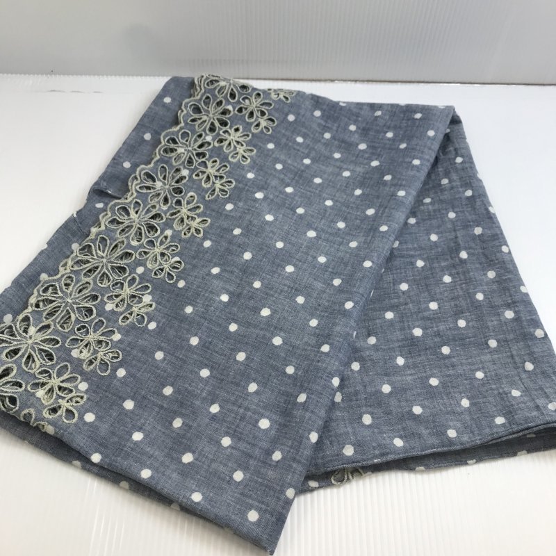 45R（フォーティファイブアール）| インドリネンヒッコリーの刺繍 45R
