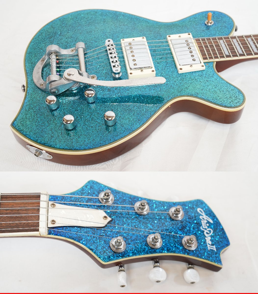 ★Aria Pro II★M650T BLUE SPARKLE 90年代 レアモデル Bigsby搭載 アリアプロ★