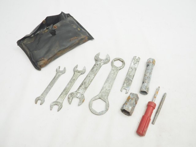 W1S外し.当時物.車載工具.カワサキ純正.旗マーク.TOOL.W1.メグロ.W1SA 