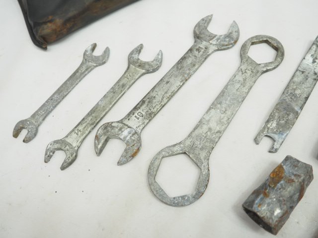 W1S外し.当時物.車載工具.カワサキ純正.旗マーク.TOOL.W1.メグロ.W1SA 