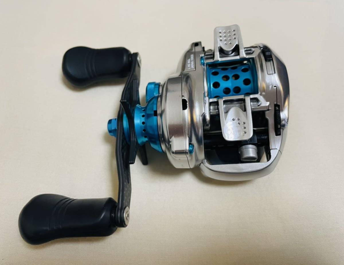【調子良好】 16nium MGL HG 左巻き ZPIハンドル シマノ 16 メタニウム MGL HG KTF 左ハンドル ZPI オフセットハンドル