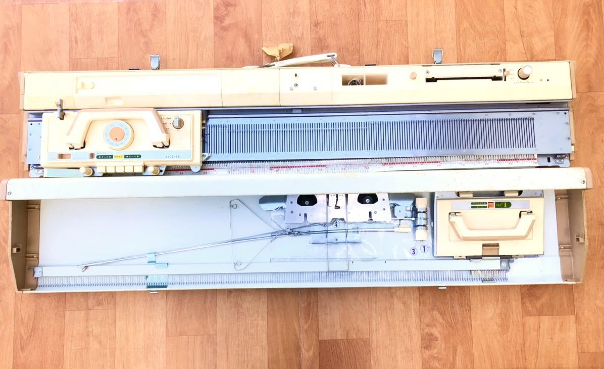 大幅値下げ‼️ブラザー編機 パリエ3 KH-831 レア ブラザー 編み機 4.5㎜ピッチ KH-831 ブラザー編機 パリエ3 編み物