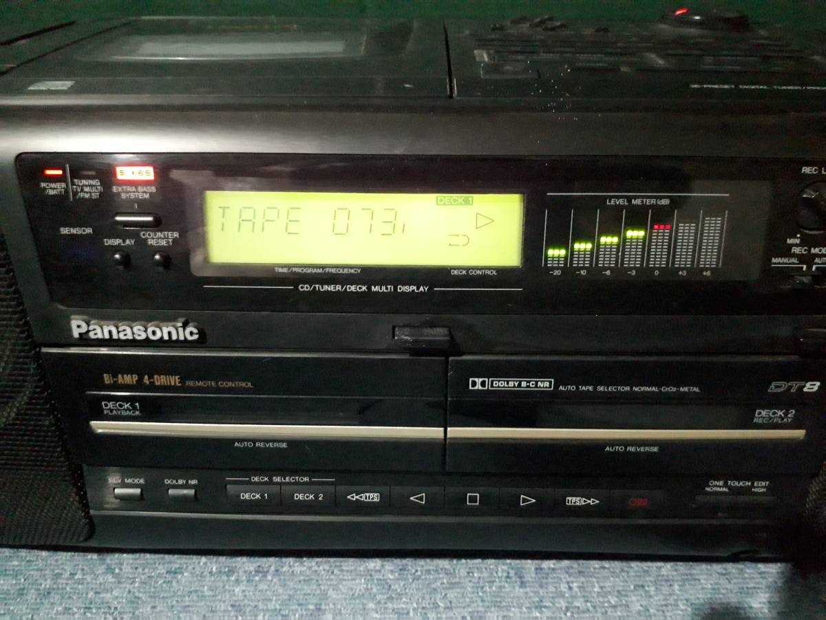 Panasonic バブルCDラジカセ RX-DT8 動作品 - RX-DT8を迎え入れました