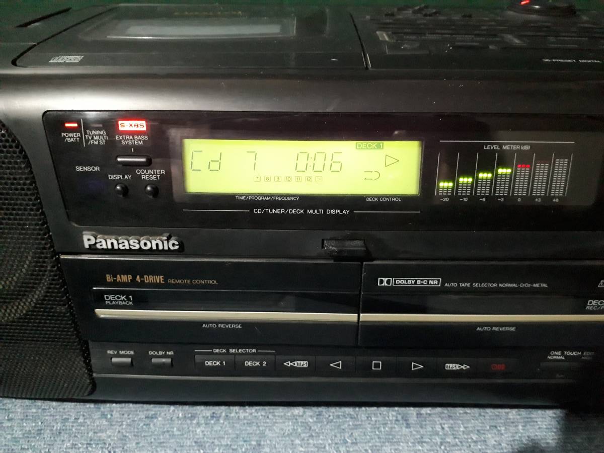 Panasonic バブルCDラジカセ RX-DT8 動作品 - RX-DT8を迎え入れました