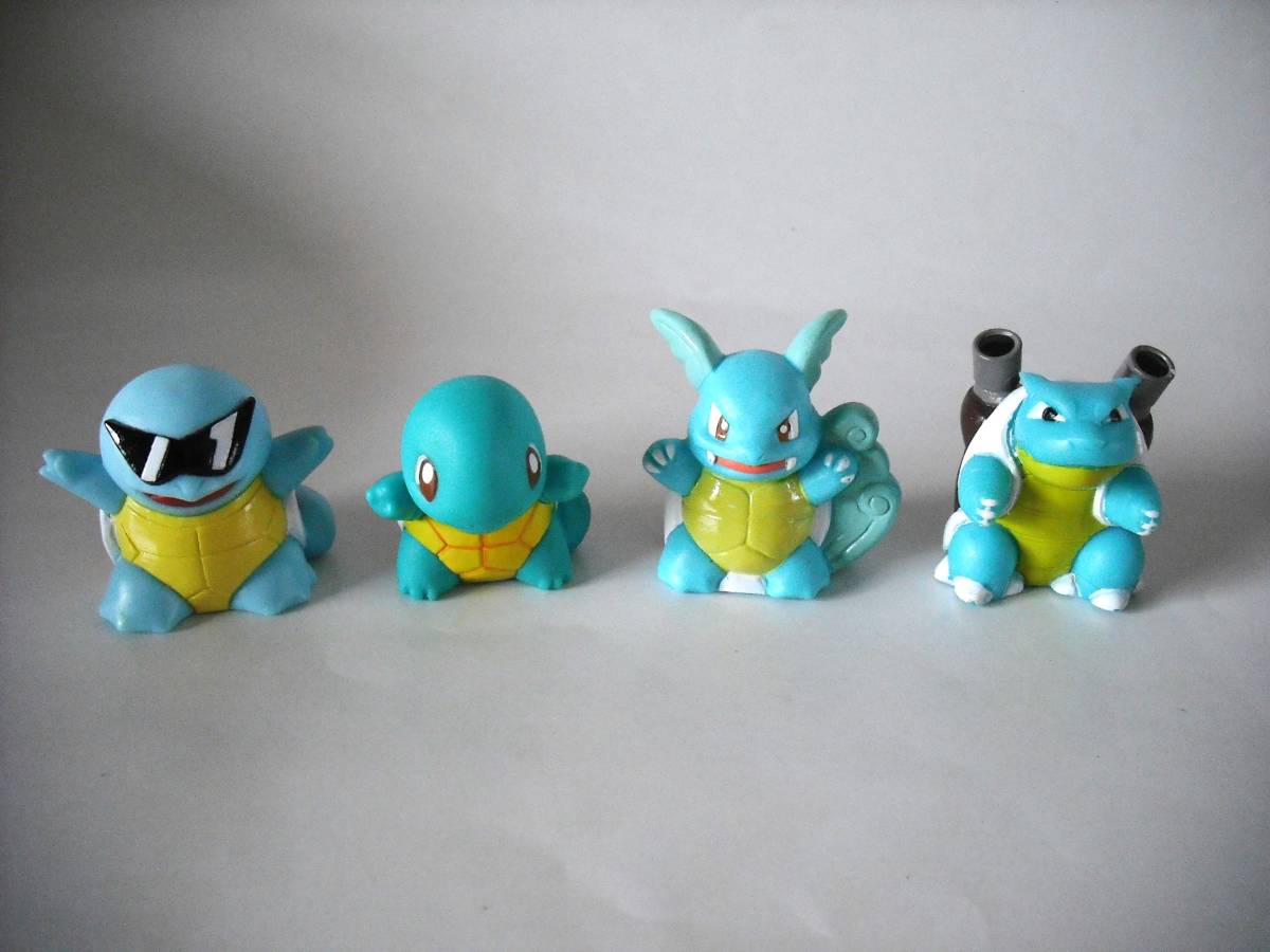 ポケモン ゼニガメ、カメール、カメックス ポケモンキッズ 指人形