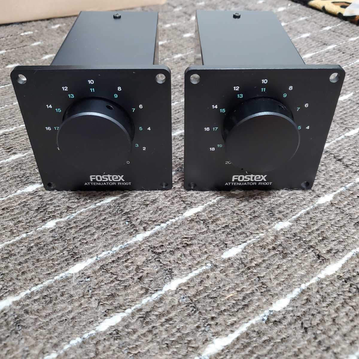 即決 FOSTEX フォステクス R100T アッテネーター ペア。 【公式通販】