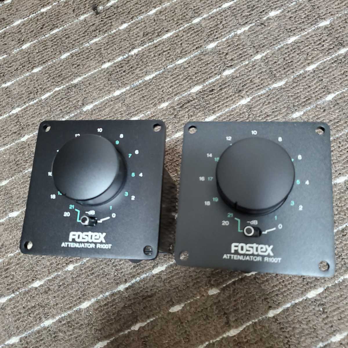 即決 FOSTEX フォステクス R100T アッテネーター ペア。 【公式通販】