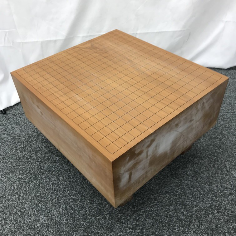 木製囲碁セット 竹模様 碁石2個付き | 囲碁盤セット 色目の