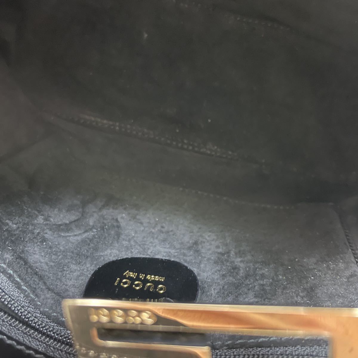 美品】GUCCI グッチ バンブー 竹 ハンドバッグ スエード レザー 本革 