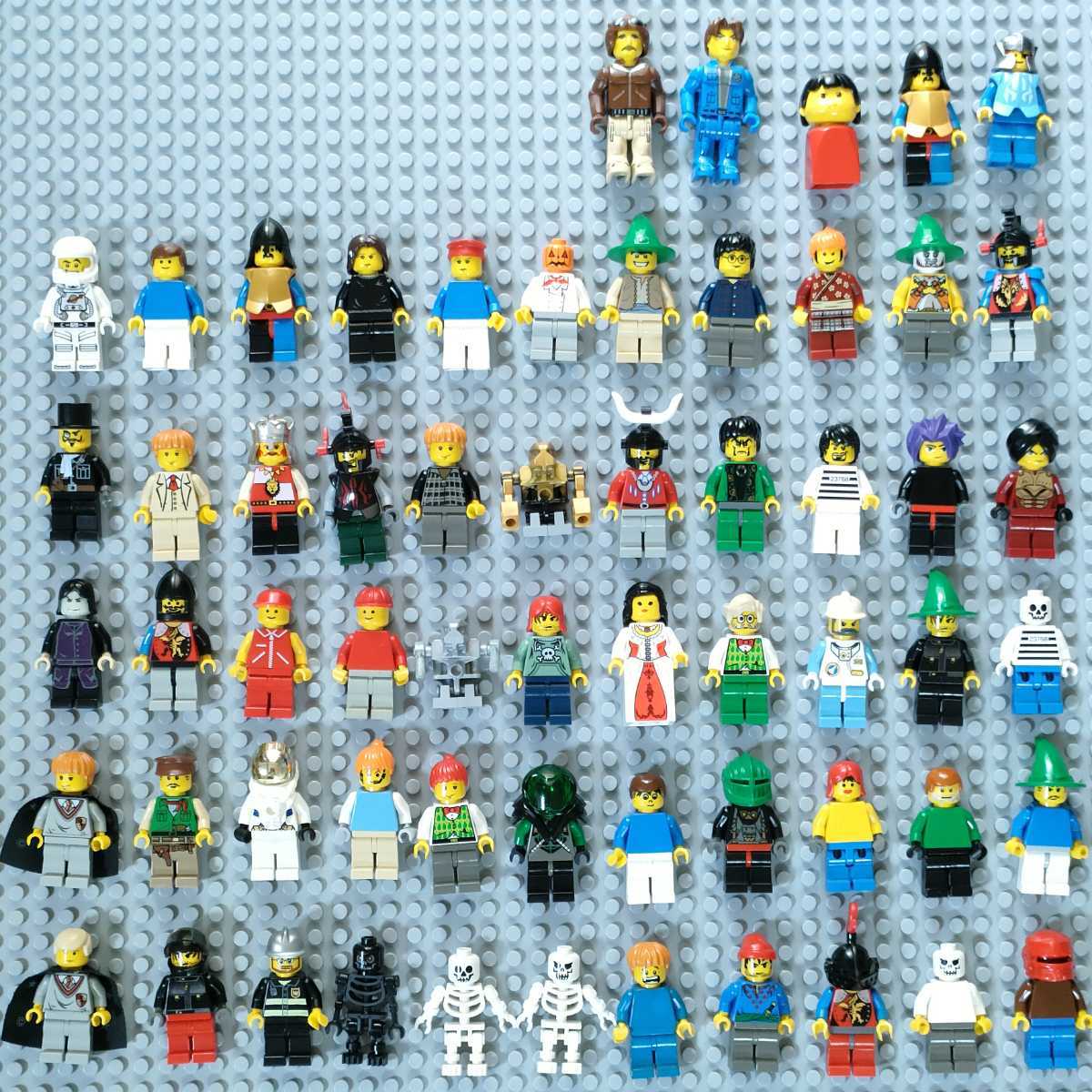 レゴミニフィグ60体セット LEGO ミニフィギュア 大量セット お城 人形 