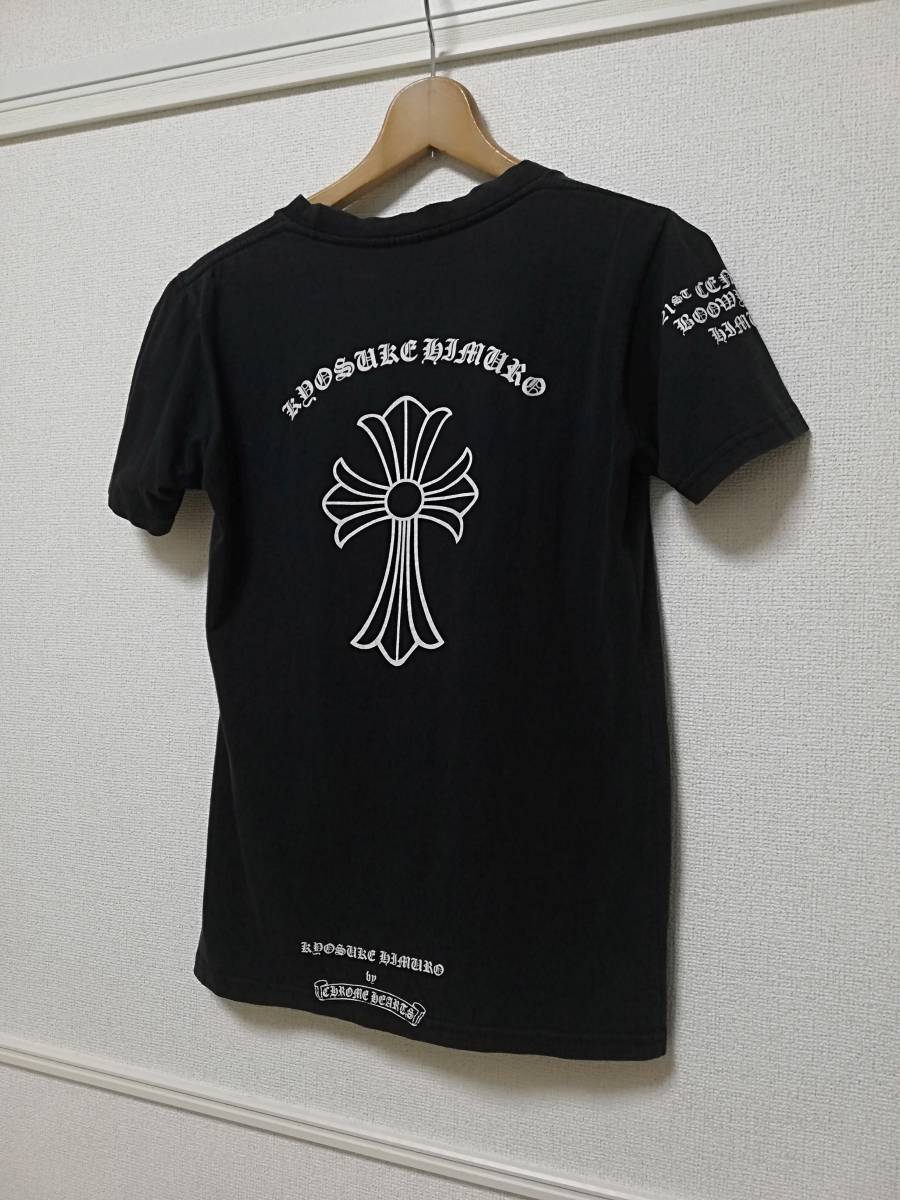 ☆送料無料☆クロムハーツ☆氷室京介☆クロス☆ブラック☆tシャツ