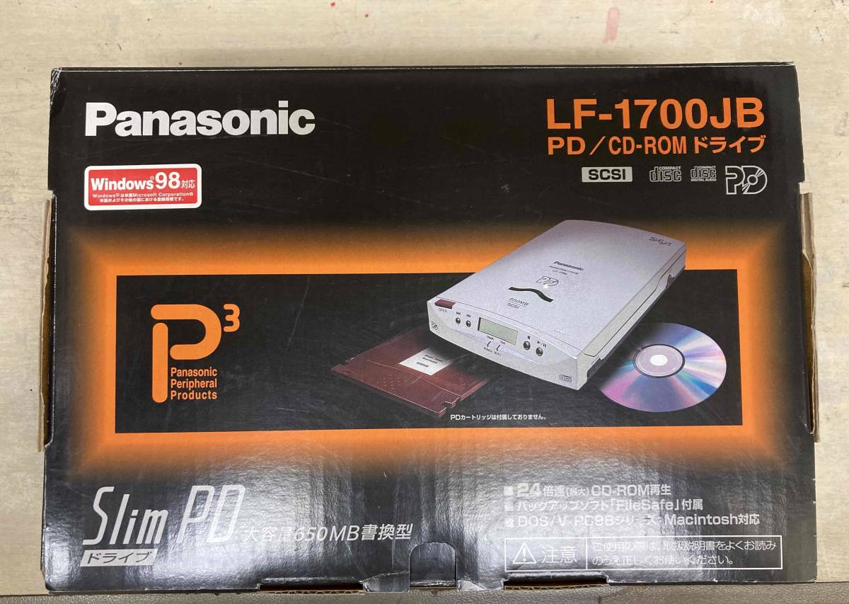 新品Panasonic PD/CD-ROMドライブ LF-1700JB　PD5枚 新品Panasonic PD⁄CD-ROMドライブ LF-1700JB PD5枚 Yahoo!オークション