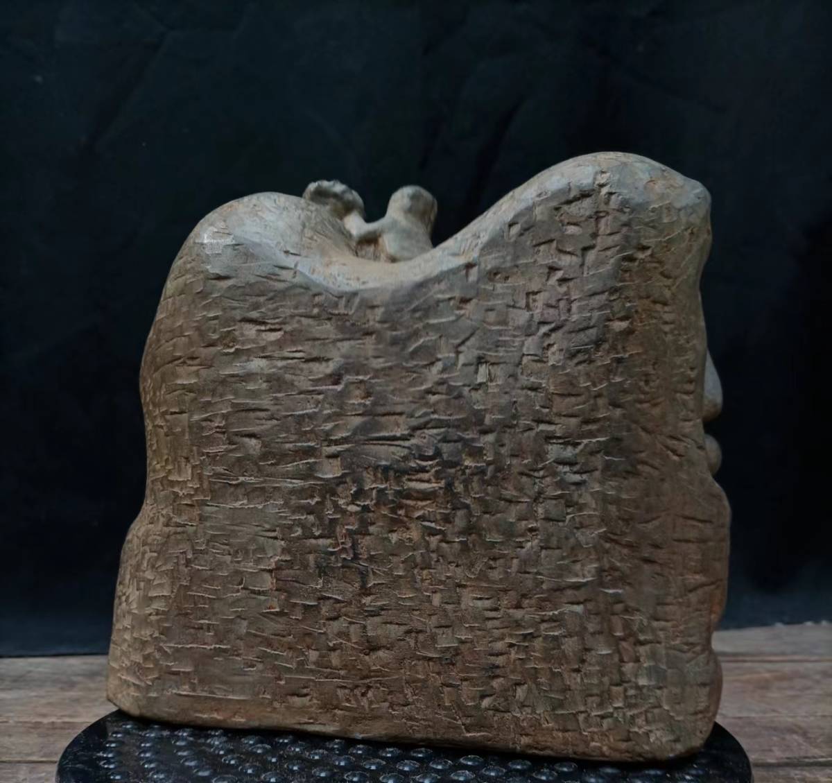 GZ112 仏教美術・廃寺買取 時代物 仏教美術 ガンダーラ石仏 石彫極細工
