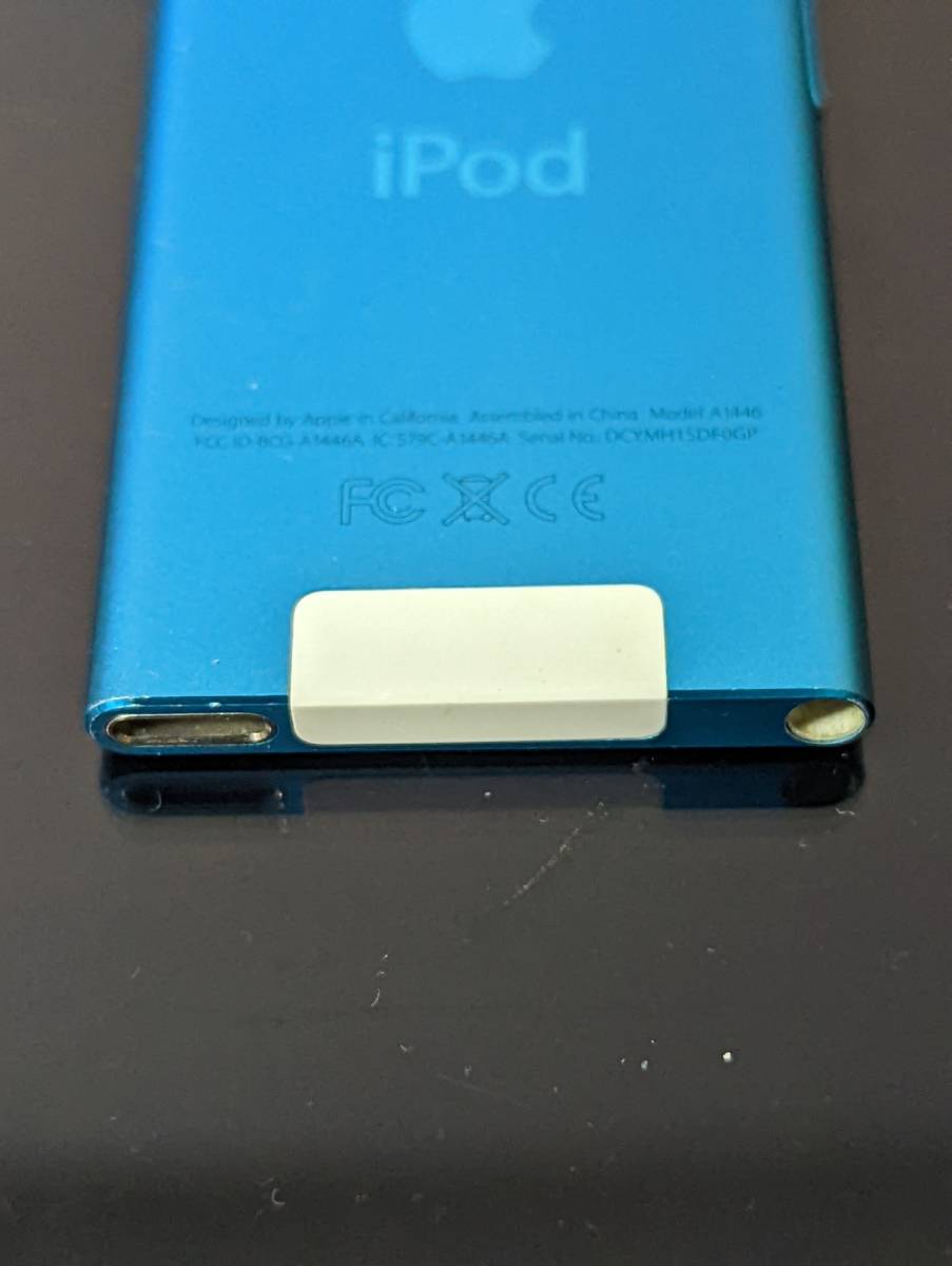 iPod nano 第 7 世代 16GB Blue 美品 本体のみ A1446 Apple iPod nano☆