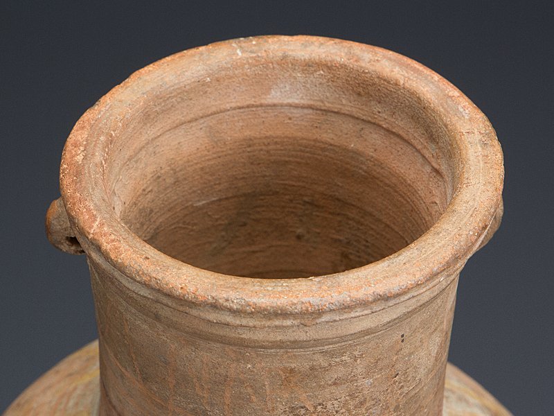 五】古代エジプト 彩色壺 アマルナ 紀元前1350年 箱付(土器)｜売買され