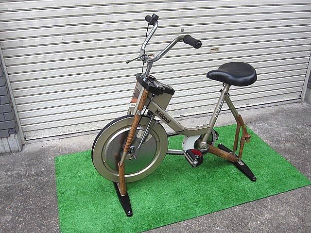 ★【引取り限定】希少品　昭和レトロ　ナショナル室内運動 エアロバイク トレーニング自転車