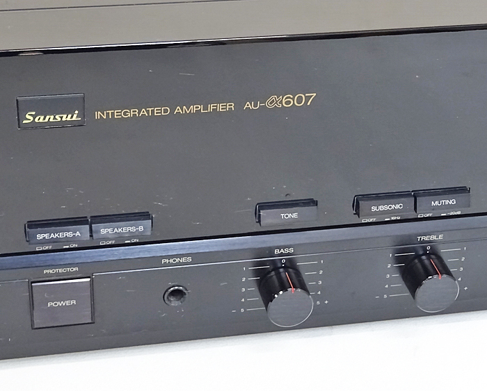 [ジャンク] サンスイ Sansui AU-α607 プリメインアンプ 本体 SANSUI【AU-α607】サンスイ ステレオプリメインアンプ ジャンク品