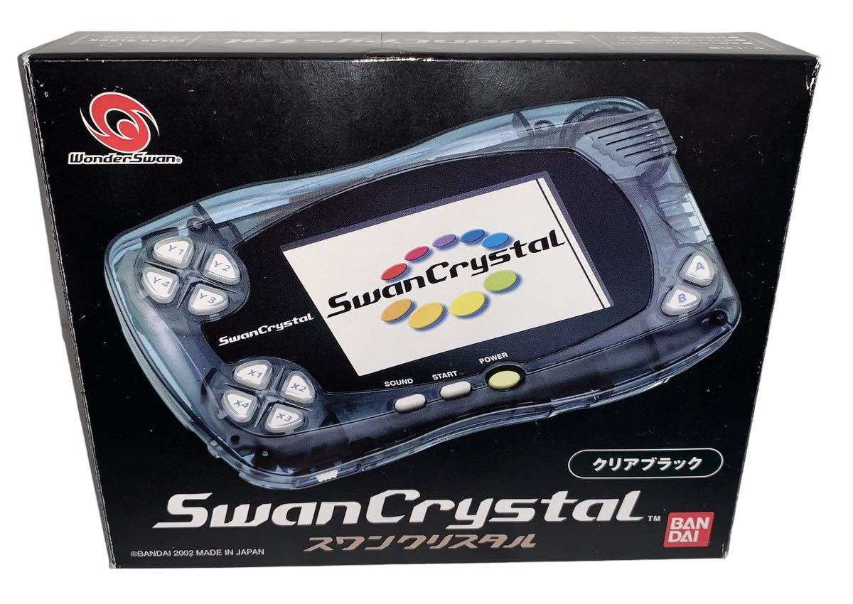 極美品 ワンダースワン スワンクリスタル クリアブラック 