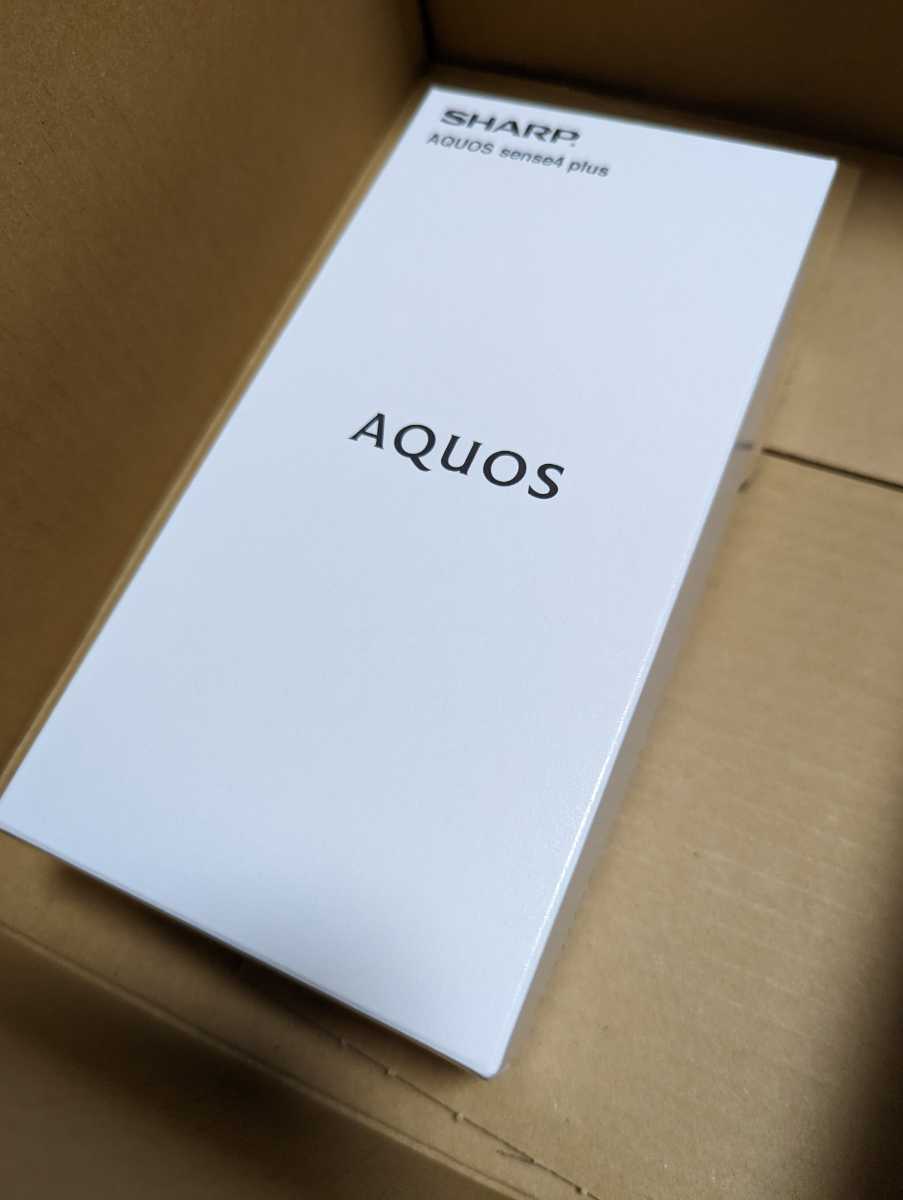 新品 SIMフリー AQUOS sense4 plus ホワイト 【公式通販】