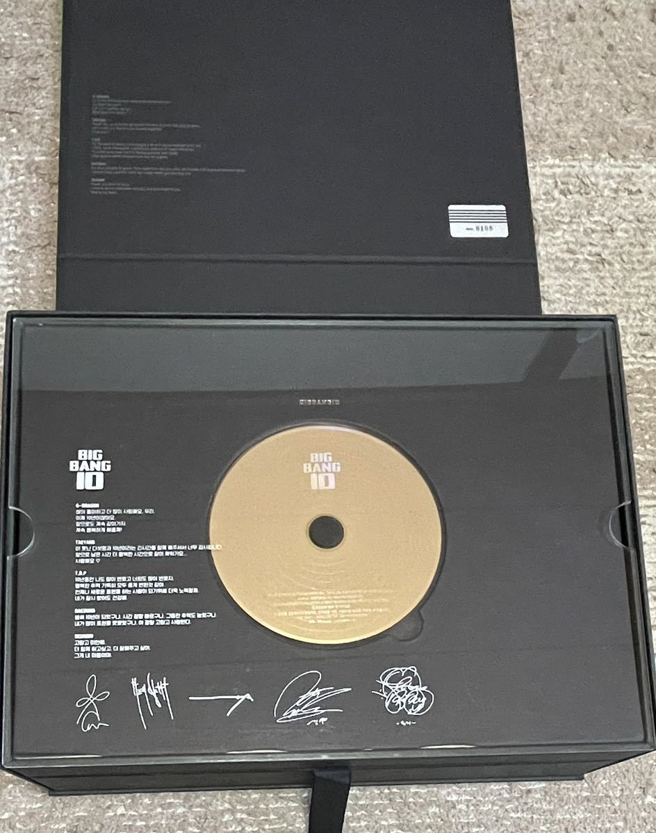 BIGBANG THE BIGBANG10 0 LIMITED Edition Anniversary 10th Set The