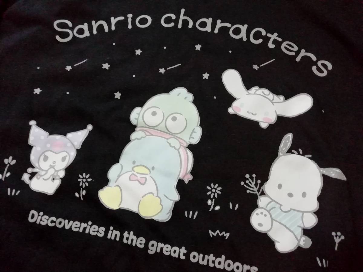 レディース サンリオ サム ハンギョドン クロミ ポチャコ シナモンロールのイラスト入りの黒色半袖tシャツ O O サイズ３l イラスト キャラクター 売買されたオークション情報 Yahooの商品情報をアーカイブ公開 オークファン Aucfan Com