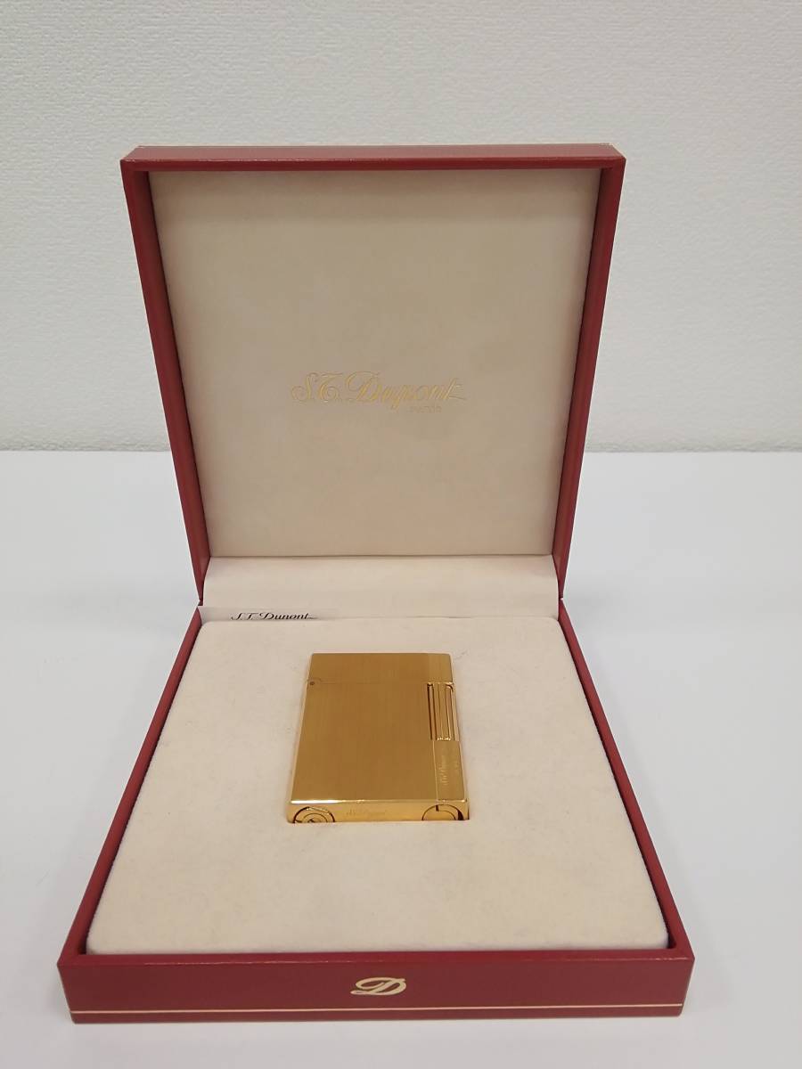 【得価，2026】 S.TDupont ライター デュポンライター 金 赤箱(デュポン)｜売買されたオークション情報、yahooの商品情報をアーカイブ公開 - オークファン デュポン