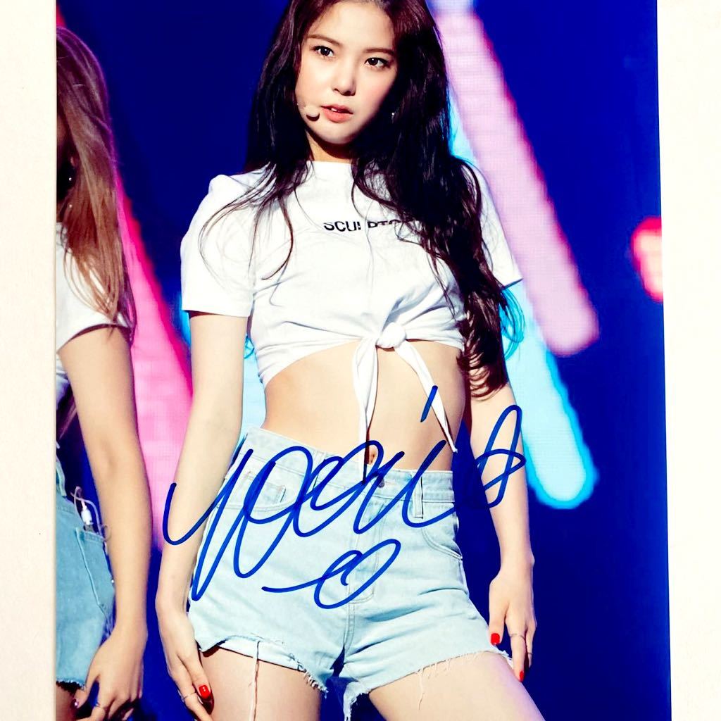 clc サイン入り　ユジン CLC(ユジン)直筆サイン入り写真(アジアンポップス)｜売買された
