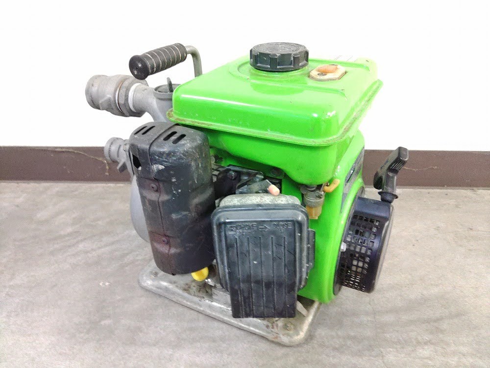 【H-7688】中古品 カワサキ エンジンポンプ KE-40DC【引き取り限定・静岡県浜松市】