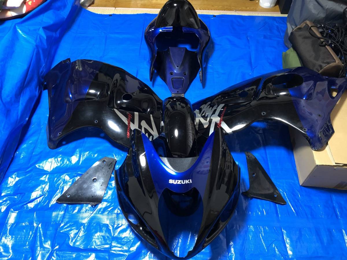 スズキ GSX1300R 隼 GW71A 2005年式 純正カウル セット 割れ・キズ多数