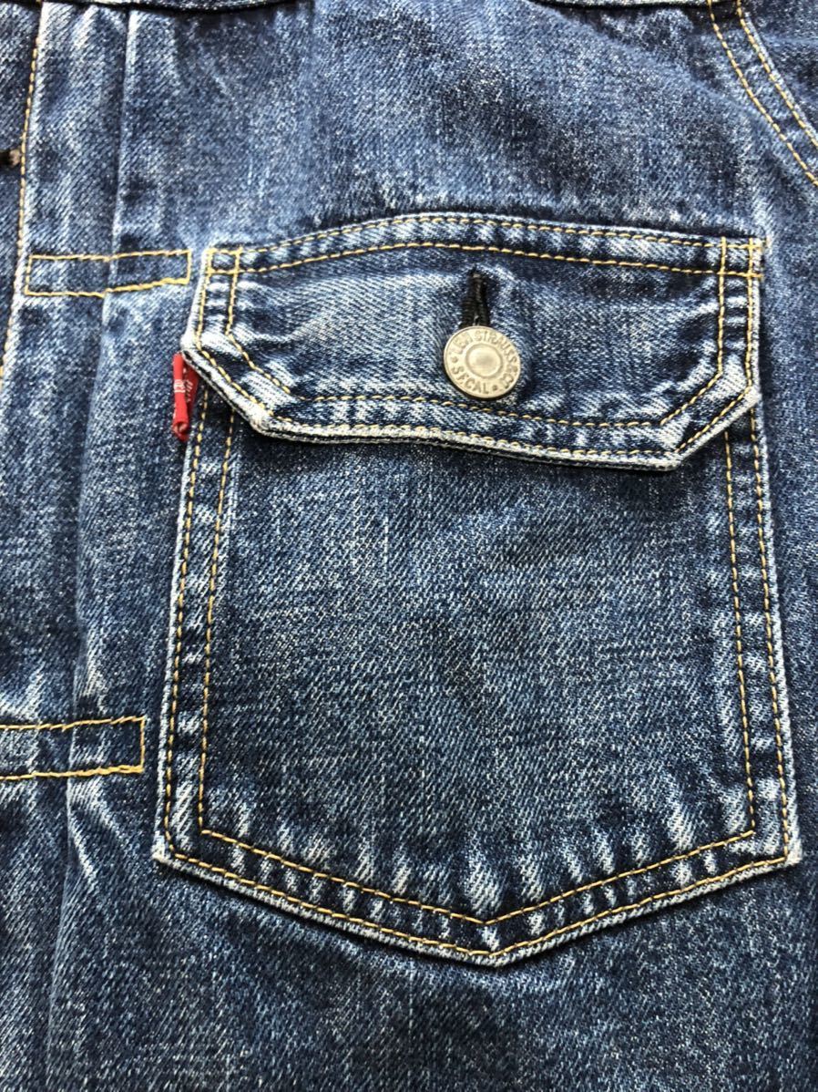 色落ち抜群 LEVI'S リーバイス 71507 デニムジャケット Gジャン 38