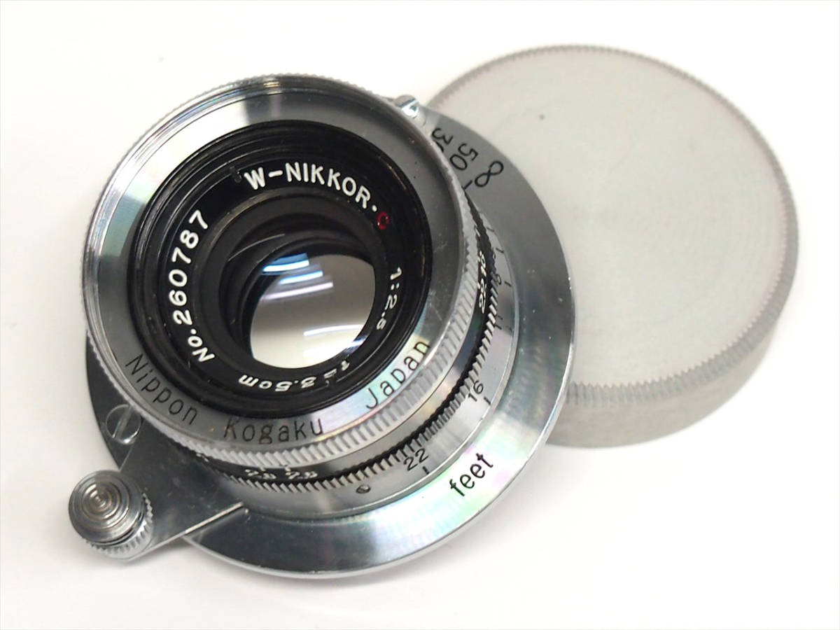 〓 24)Nikon/ニコン W-NIKKOR・C 3.5cm F2.5 ライカLマウントレンズ 