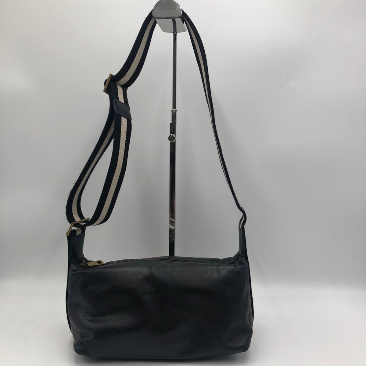 1円～【未使用級】バリー BALLY ショルダーバッグ ボディバッグ 斜め 