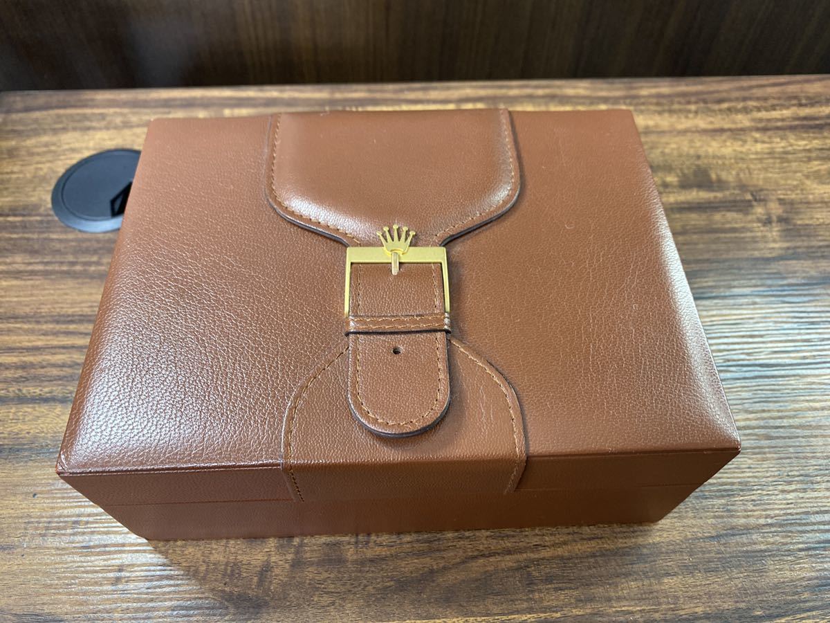 ROLEXロレックス箱のみ ブラウン ROLEX ロレックス BOX 箱のみの値段と