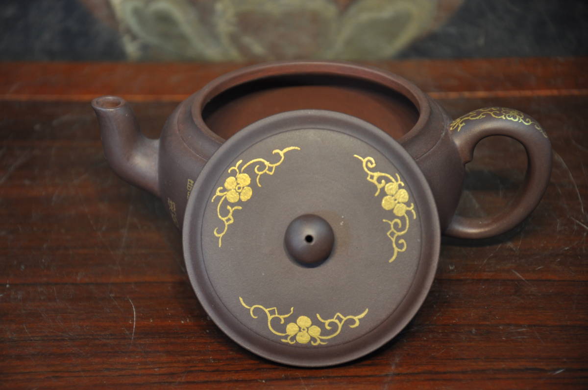 急須 | 茶壺 伝世蔵品中国煎茶道具 人物故事文描金壺 宜興