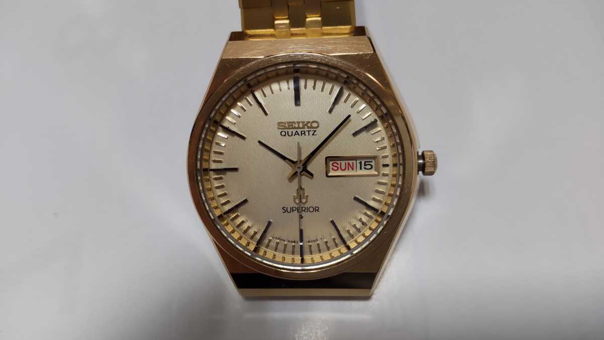 セイコーSEIKO スーペリアSUPERIOR クオーツ4883-8001 SGP 当時の最高