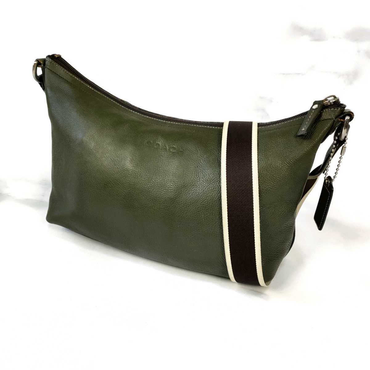 美品・定価54，000円】コーチ COACH レザー ヘリテージ ウェブ クロス 