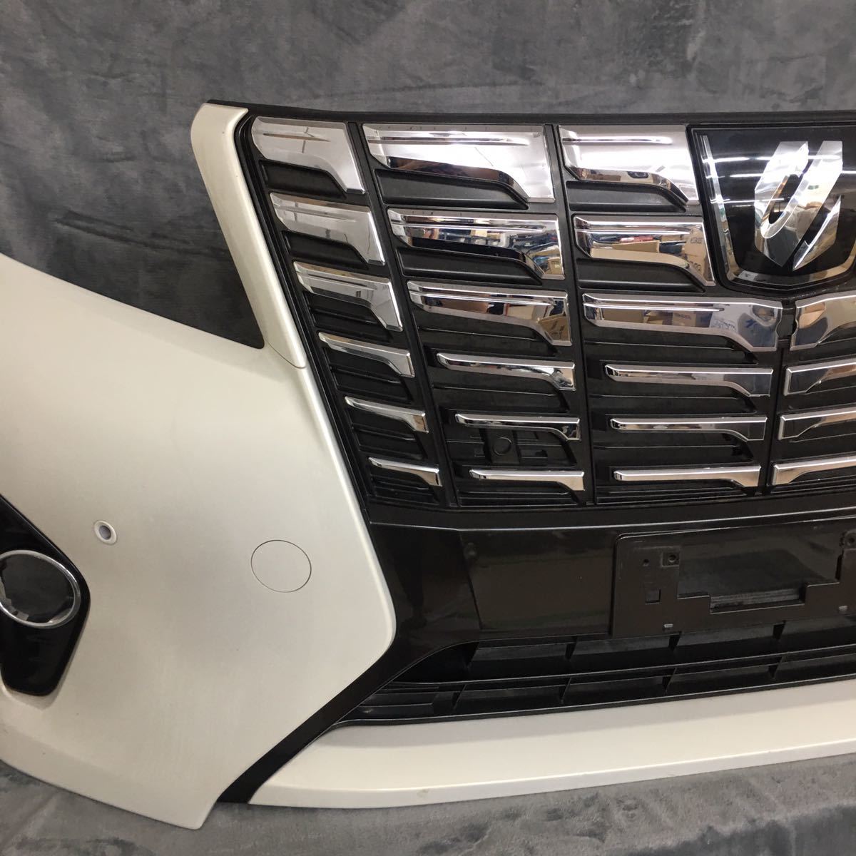 30系 アルファード 前期 エグゼクティブラウンジより取り外し 純正opコーナーポール付 フロントバンパー グリル 個人宛は営業所どめのみ フロント 売買されたオークション情報 Yahooの商品情報をアーカイブ公開 オークファン Aucfan Com