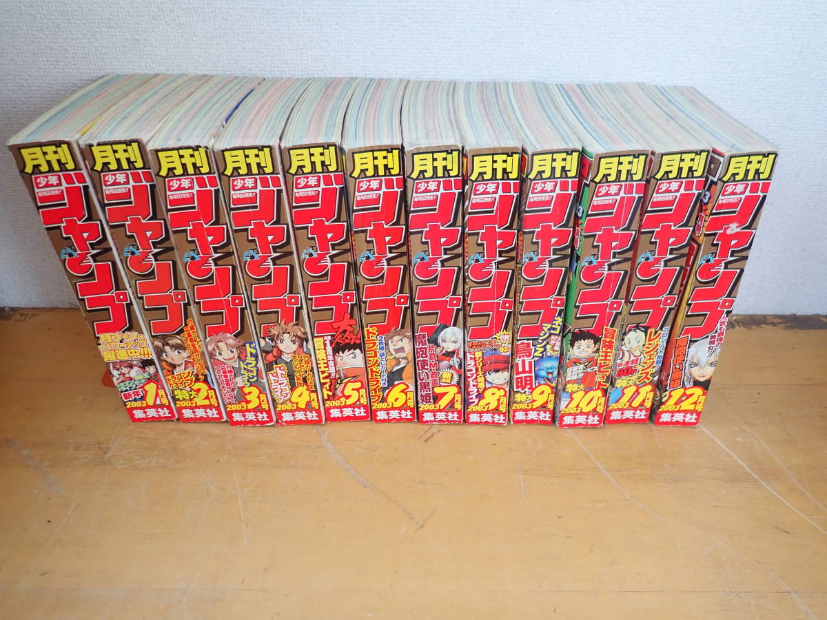  M⑰D 月刊少年ジャンプ 2003年 年間揃 まとめて12冊セット 冒険王ビィト/クレイモア/鳥山明(少年ジャンプ)｜売買されたオークション情報、yahooの商品情報をアーカイブ公開 - オークファン 少年マンガ誌