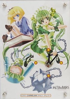 メロンブックス めろんちゃんオリジナルスタンドクロック/CARNELIAN