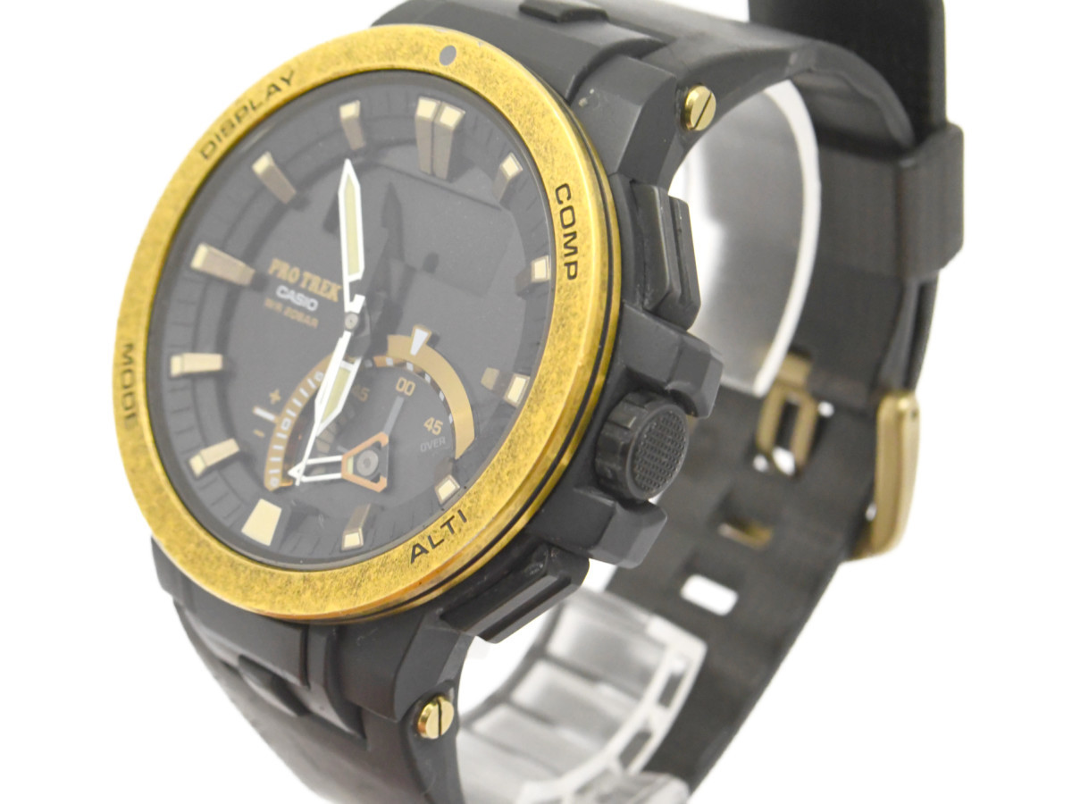 中古品] 稼働品【CASIO】カシオ PROTREK PRW-7000V-1JF トリプル 