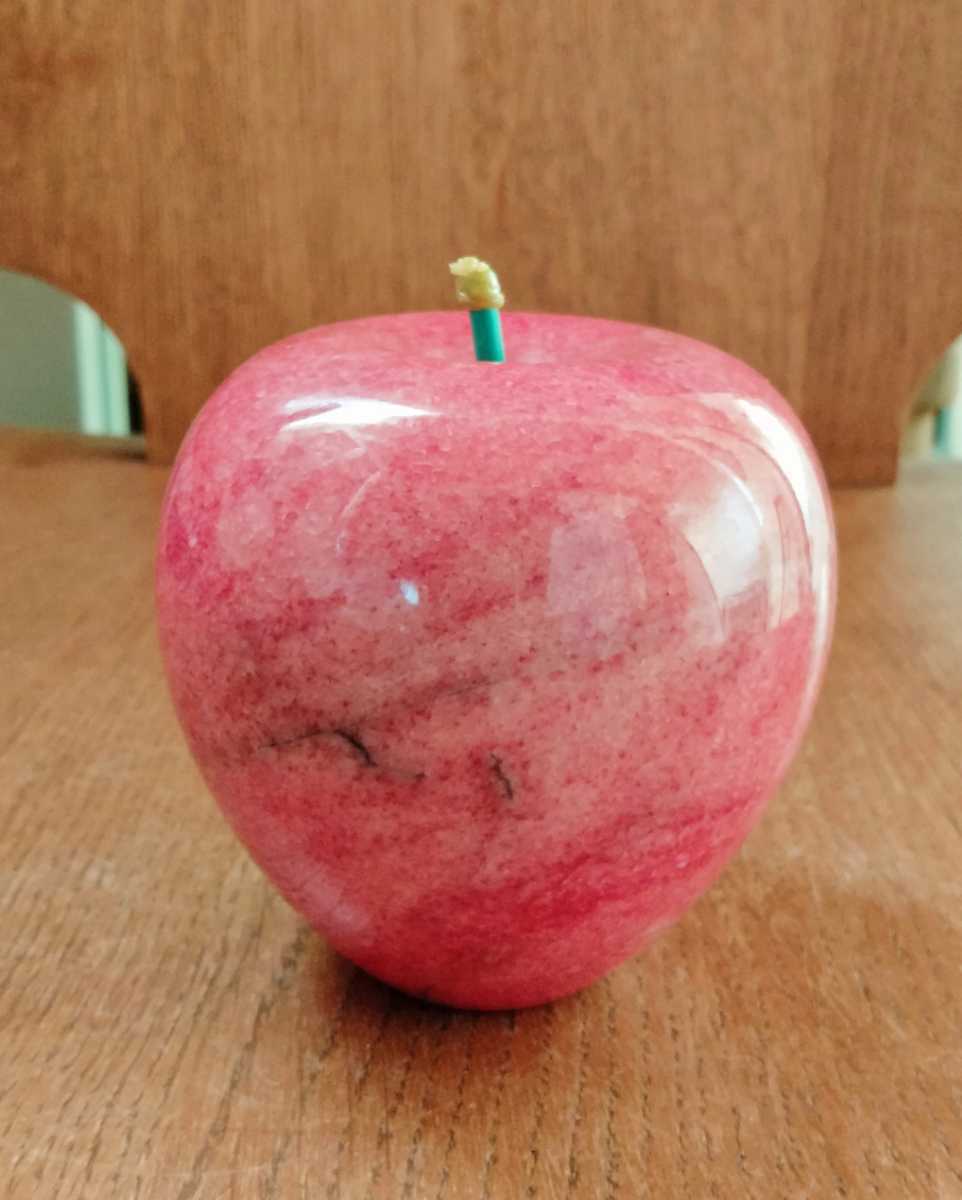 りんご リンゴ 林檎 アップル ペーパーウェイト 文鎮 オブジェ 置物 インテリア 大理石 可愛い 重し 石 その他 売買されたオークション情報 Yahooの商品情報をアーカイブ公開 オークファン Aucfan Com