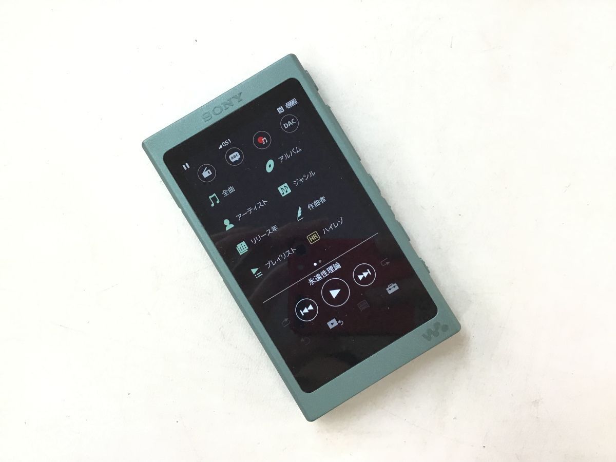 中古 未使用 SONY ウォークマン NW-A45 ホライズングリーン 16GB
