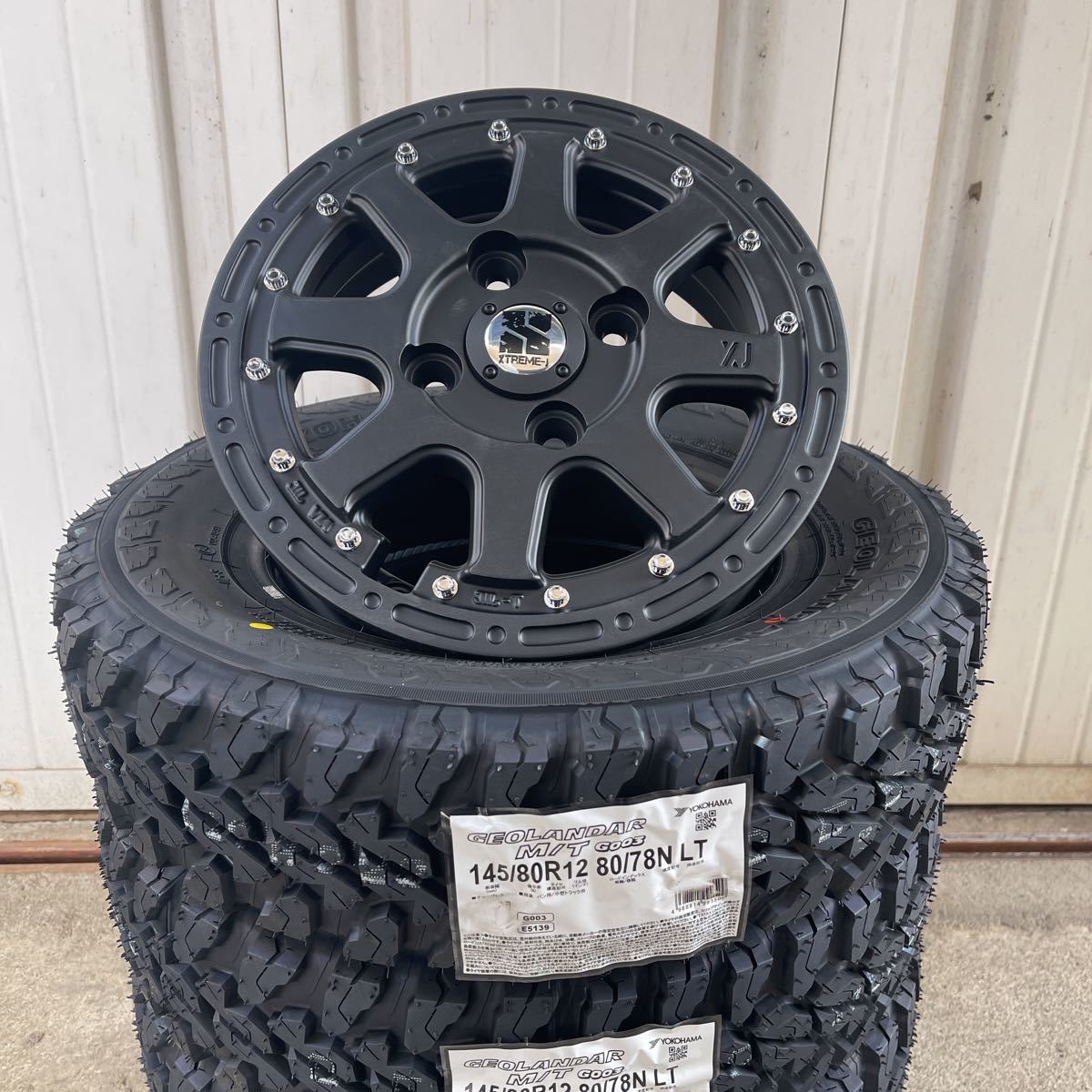 ヨコハマ・ジオランダー ゴツゴツ☆145/80R12・145R12☆軽トラ軽バン 