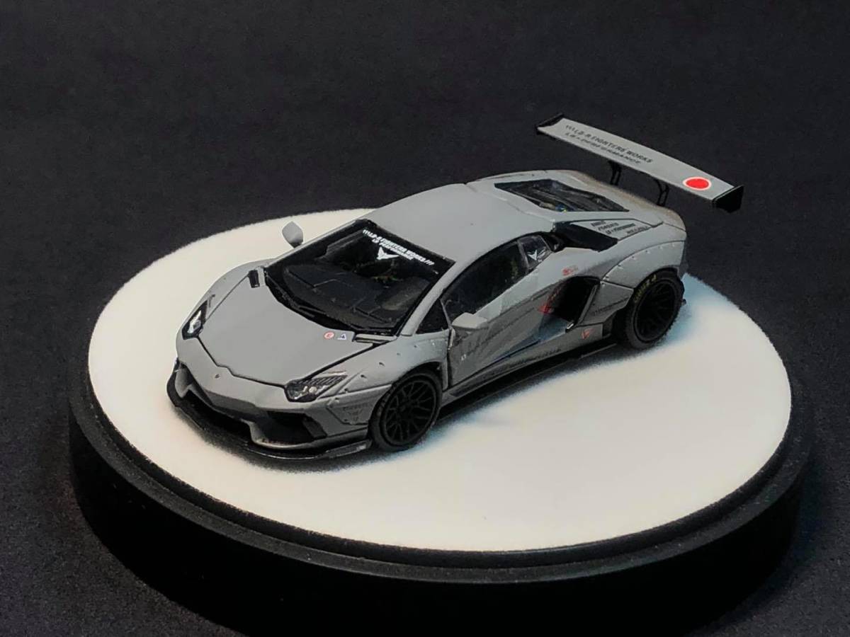 1/64 PGM ランボルギーニ アヴェンタドール LP700 LBWK マットグレー